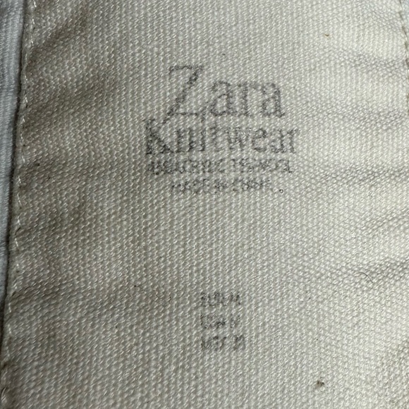 Zara Cream Button-Up Hooded Cardigan - Picture 7 of 12